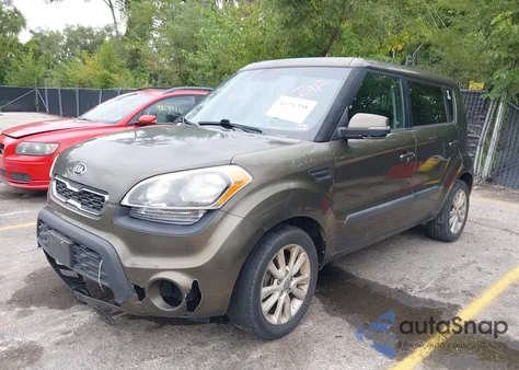 2013 Kia Soul + from USA, damaged, VIN KNDJT2A67D7521465